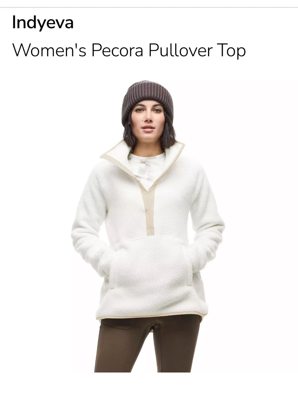 Women's Pecora Pullover Top - White